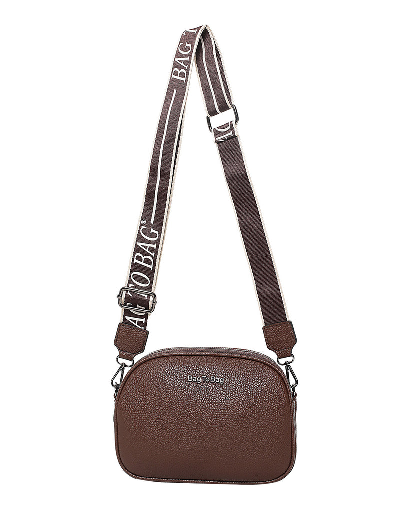 Τσαντάκι χιαστή WH-023 - Καφέ