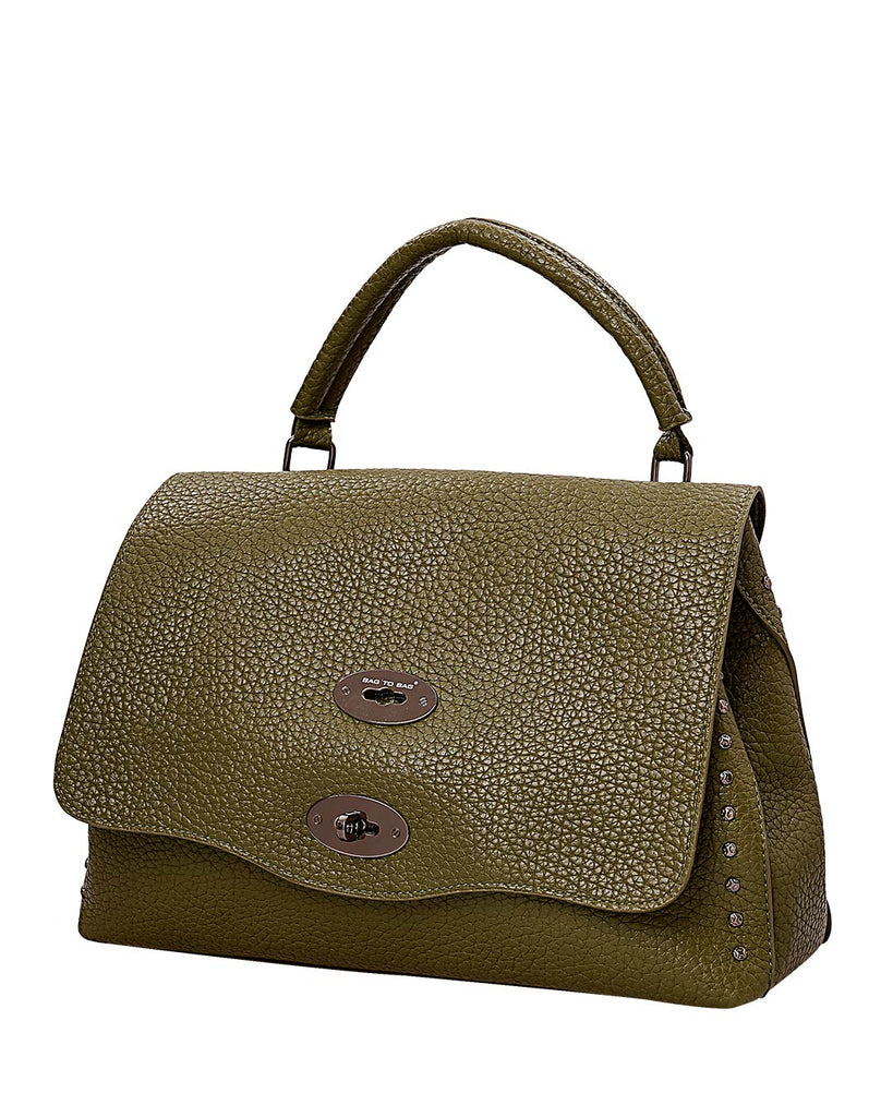 Τσάντα χειρός KX2406 - Πράσινο