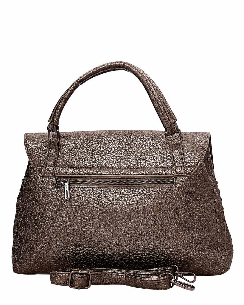 Τσάντα χειρός KX2406 - Γκρι