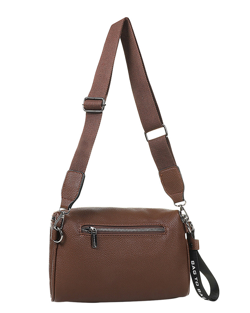 Τσάντα χιαστή JX-9121 - Καφέ