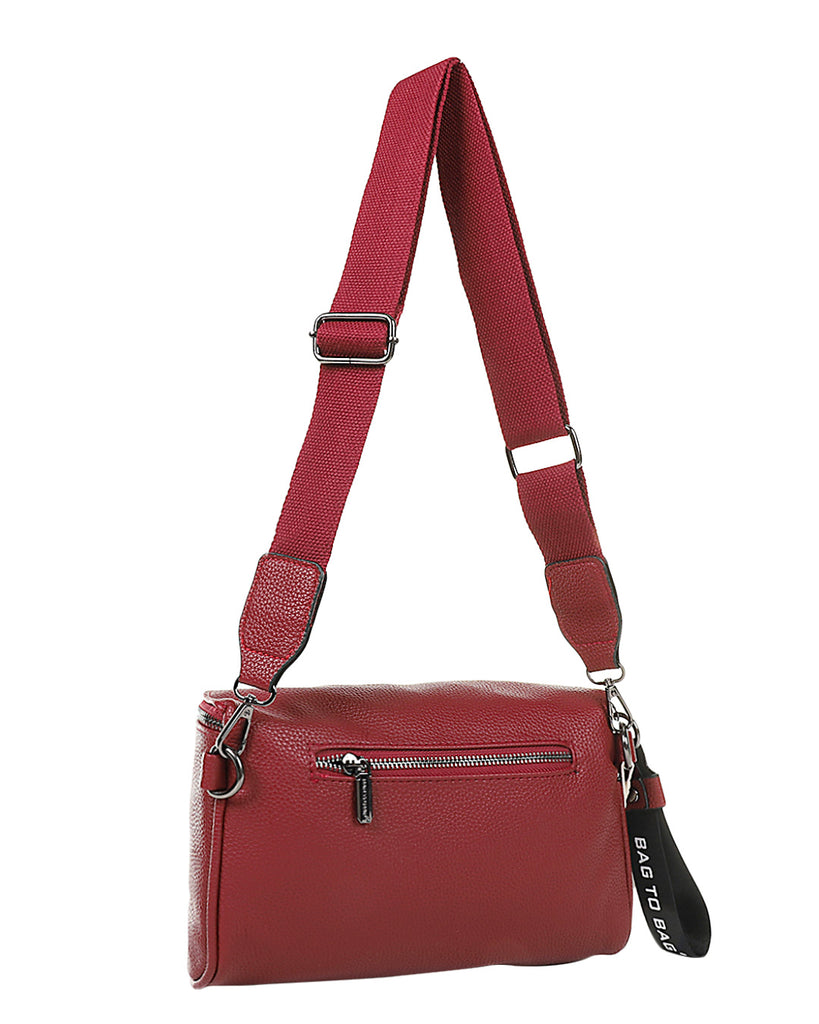 Τσάντα χιαστή JX-9121 - Μπορντό