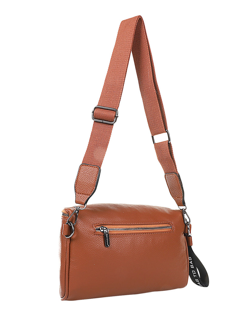 Τσάντα χιαστή JX-9121 - Κάμελ