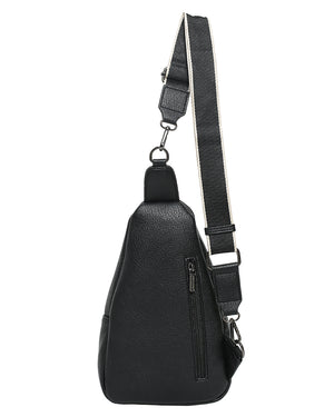 Τσάντα χιαστή QR-23971 - Μαύρο