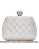 Τσάντα φάκελος clutch JH-21986 - Ασημί