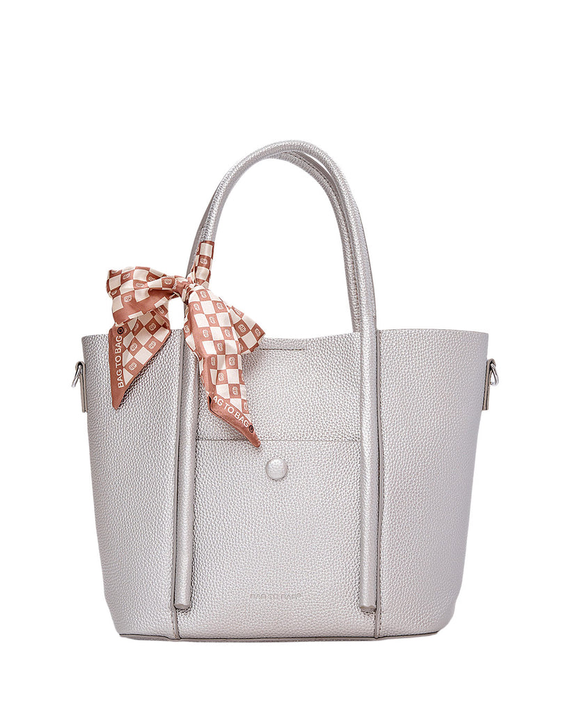 Τσάντα ώμου 0193# - Ασημί