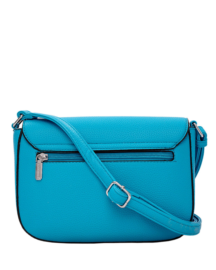 Τσάντα χιαστή QR-23929 - Γαλάζιο