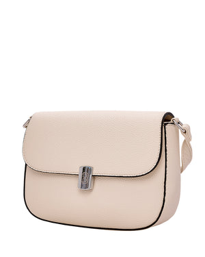 Τσάντα χιαστή QR-23929 - Μπέζ