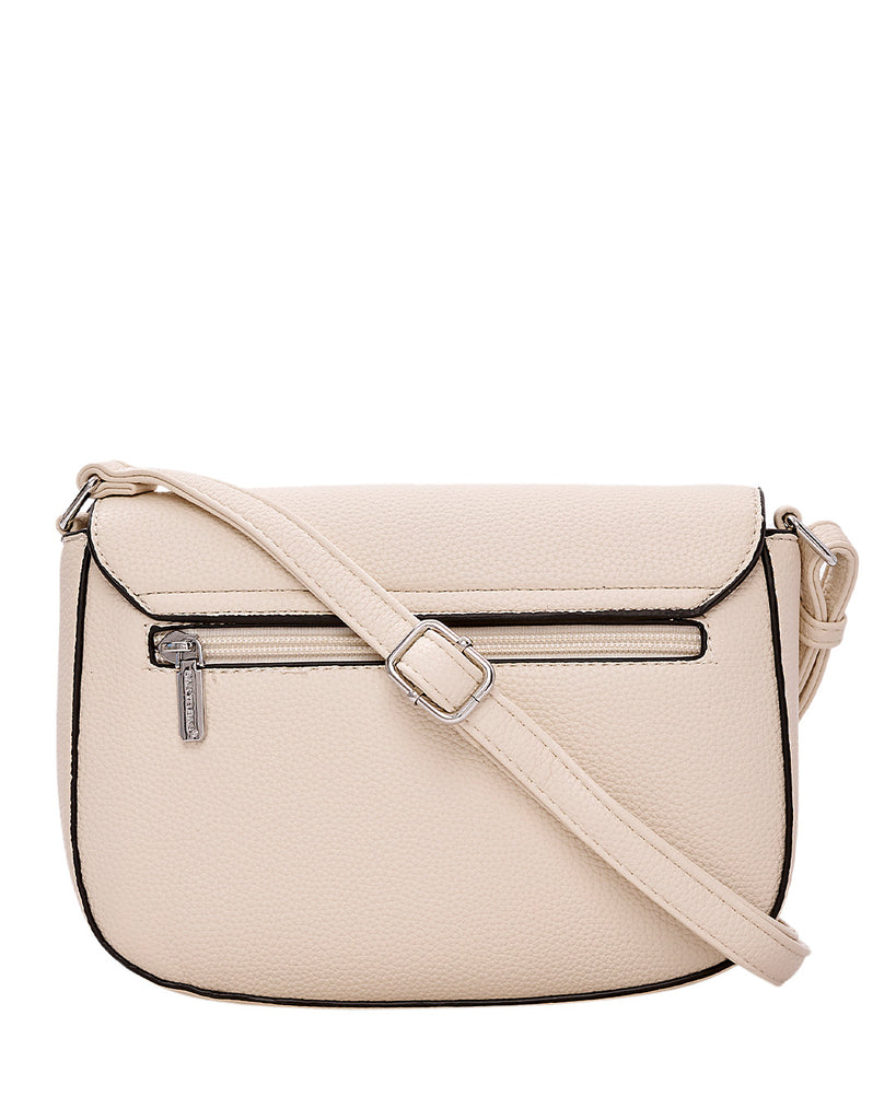 Τσάντα χιαστή QR-23929 - Μπέζ