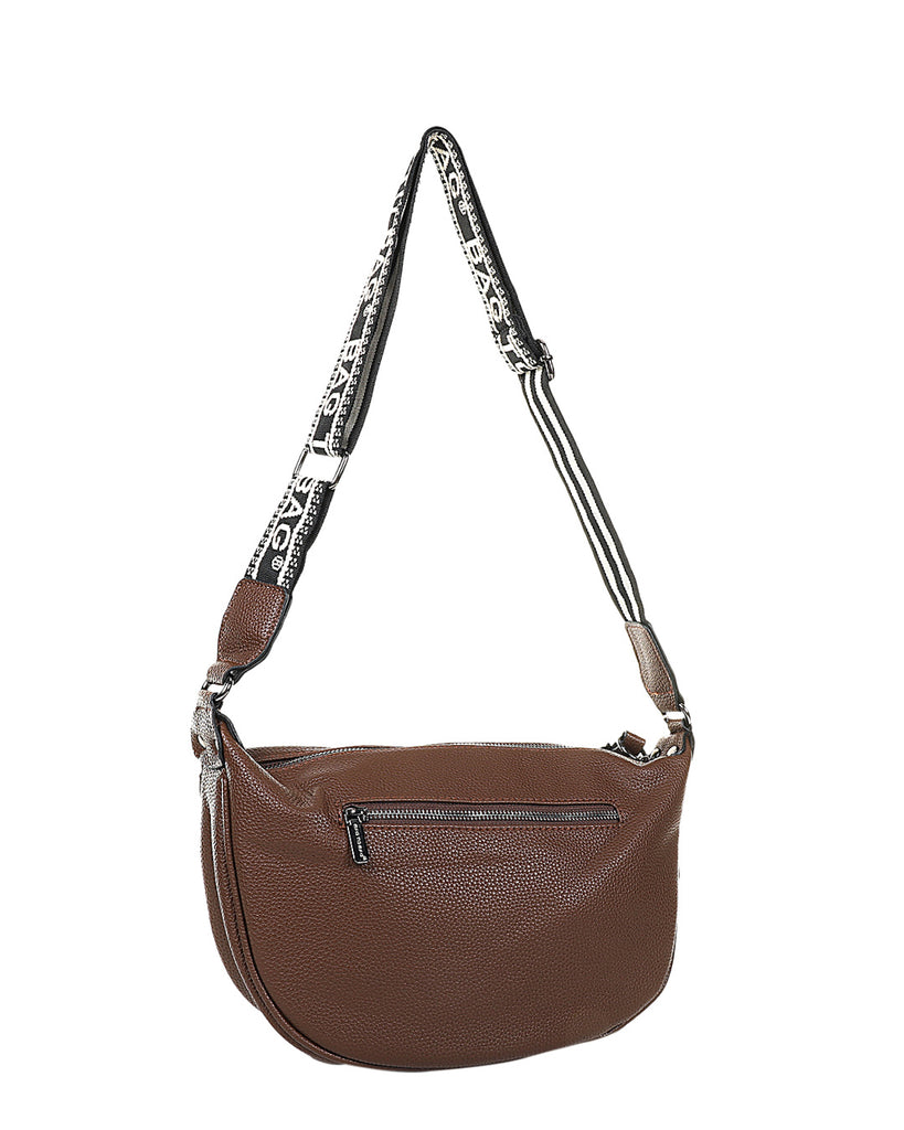 Τσάντα χιαστή JX-9116 - Καφέ