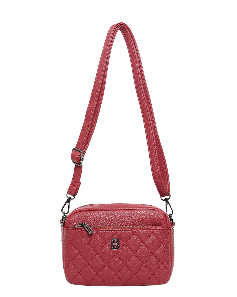 Τσάντα χιαστή HJ1009 - Μπορντό