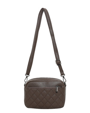 Τσάντα χιαστή HJ1009 - Καφέ