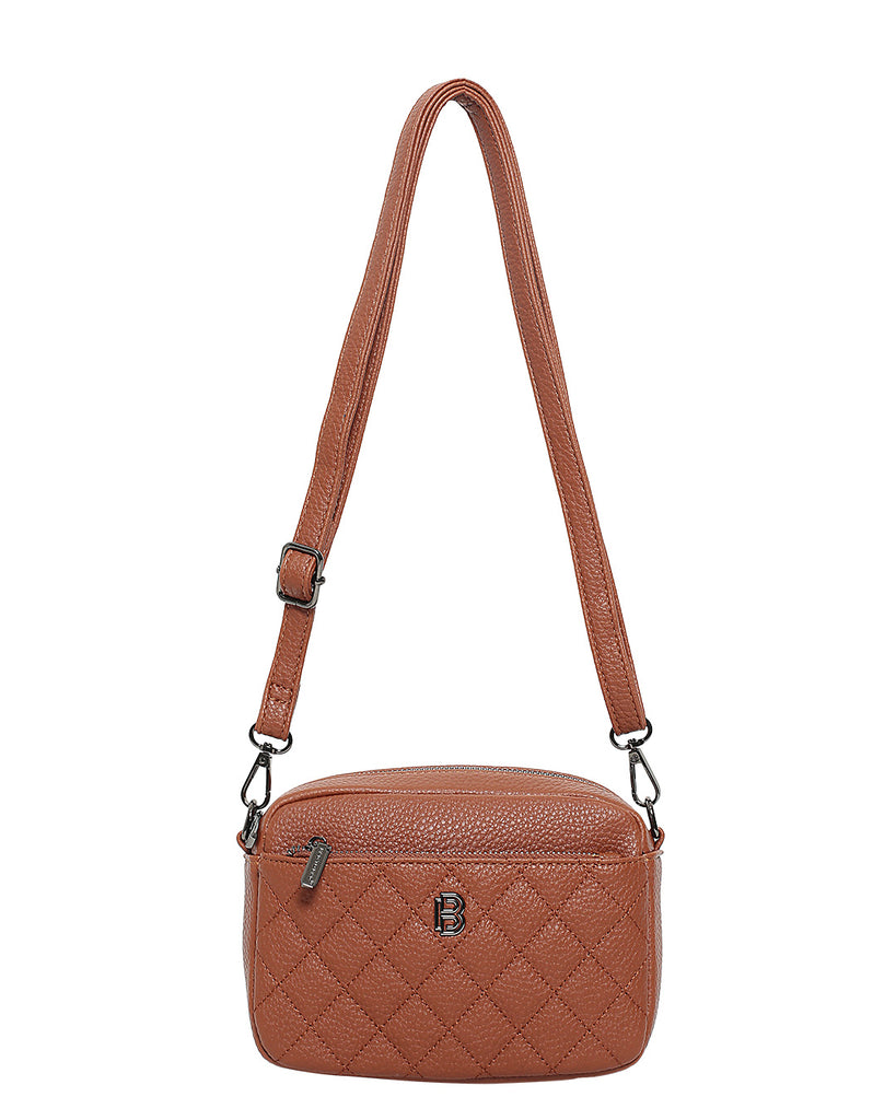 Τσάντα χιαστή HJ1009 - Κάμελ