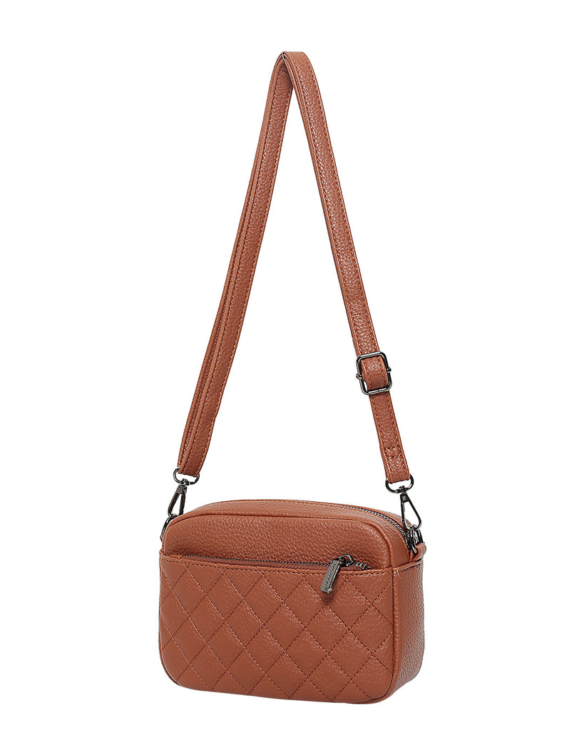 Τσάντα χιαστή HJ1009 - Κάμελ