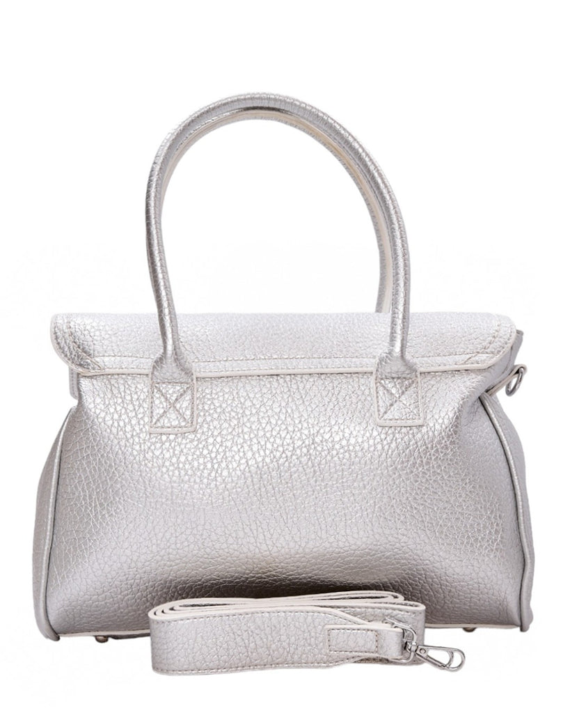 Τσάντα ώμου KX2316 - Ασημί
