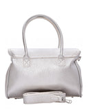 Τσάντα ώμου KX2316 - Ασημί