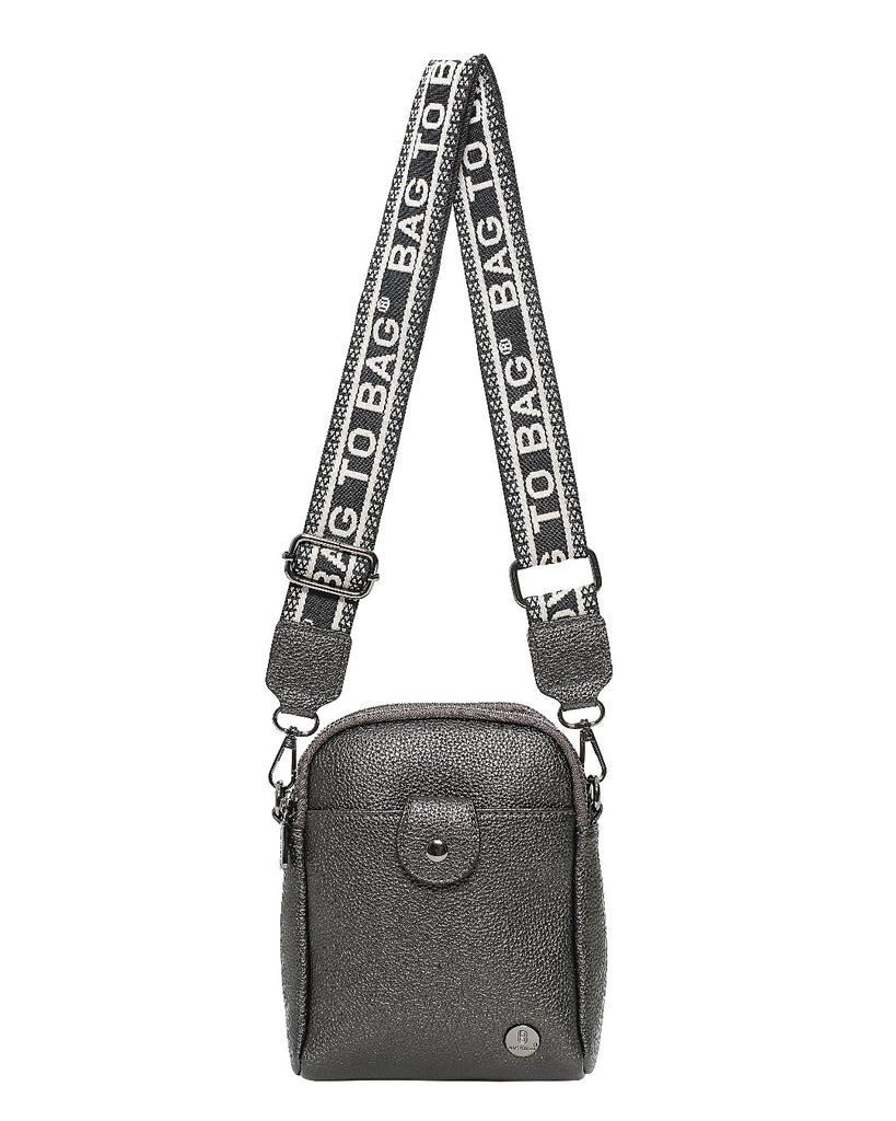 Τσάντα χιαστή SP9217 - Γκρι