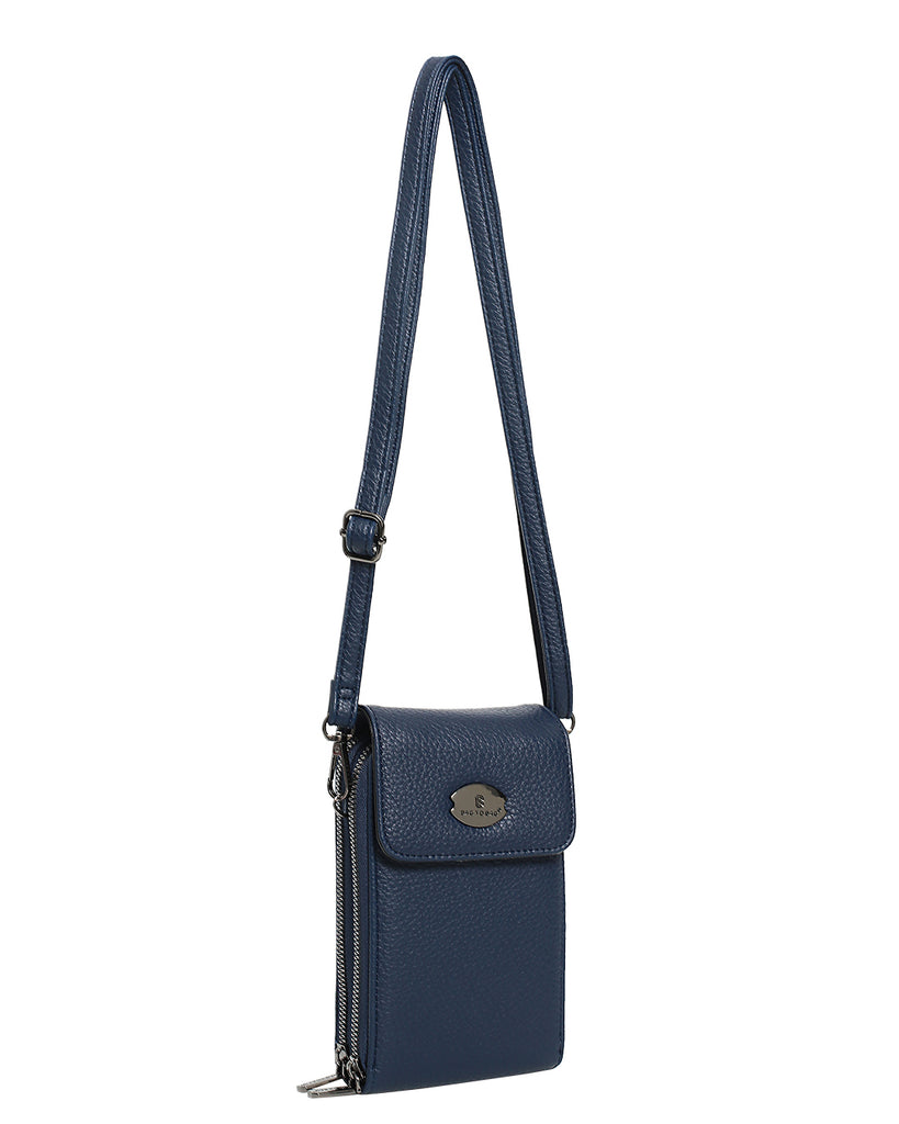 Τσαντάκι χιαστή HJ1008 - Μπλέ