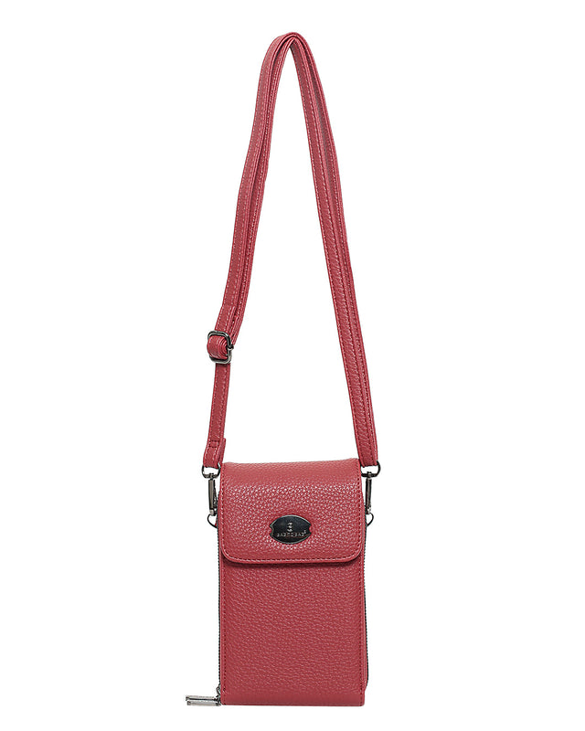 Τσαντάκι χιαστή HJ1008 - Κόκκινο