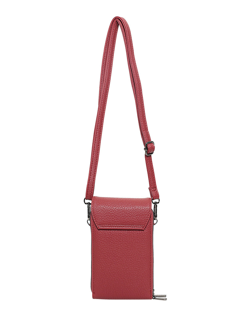 Τσαντάκι χιαστή HJ1008 - Κόκκινο