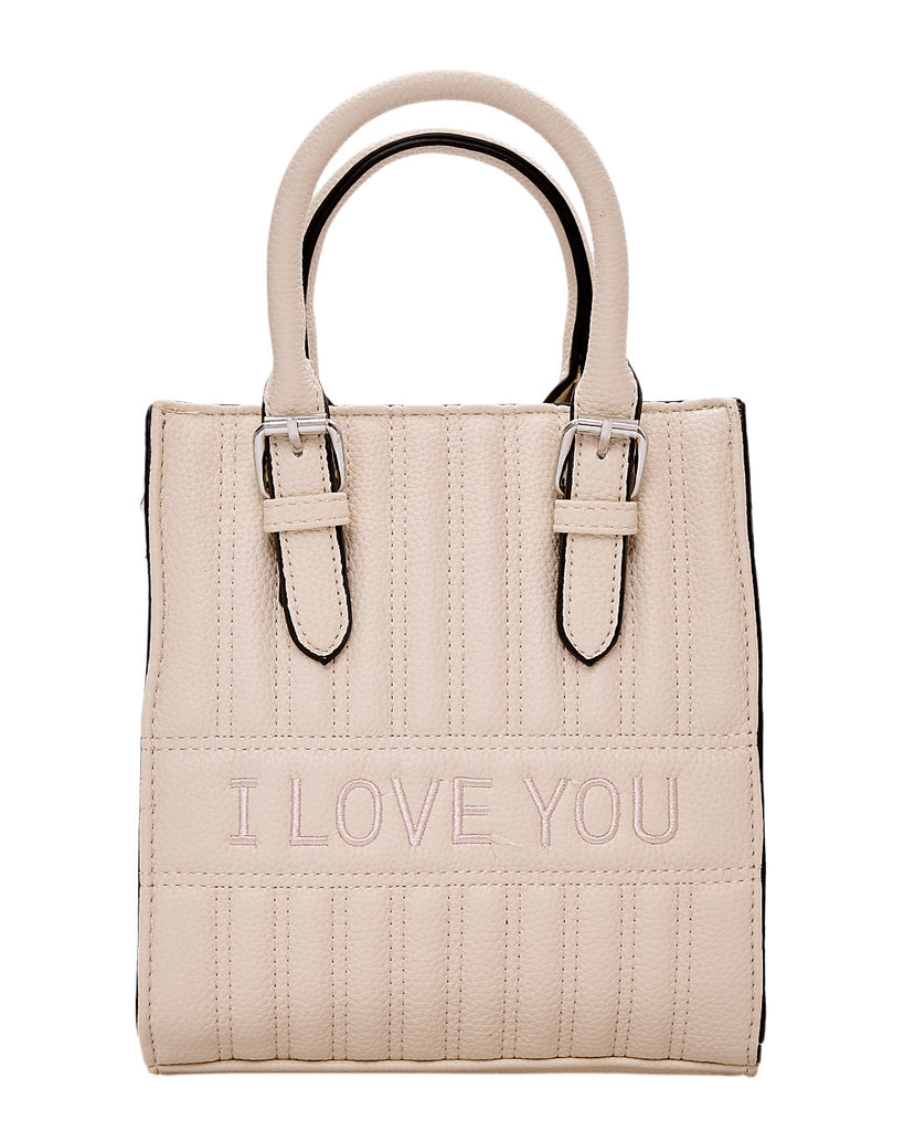 Τσάντα χειρός QR-23928 - Μπέζ