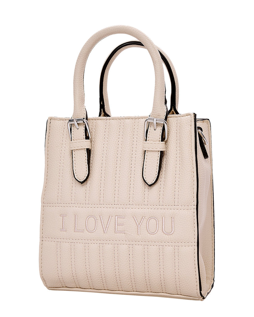 Τσάντα χειρός QR-23928 - Μπέζ