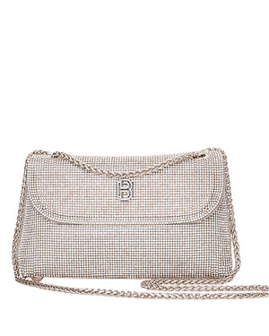 Τσάντα φάκελος clutch CK6022 - Ασημί