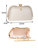 Τσάντα φάκελος clutch CK-6056 - Χρυσό