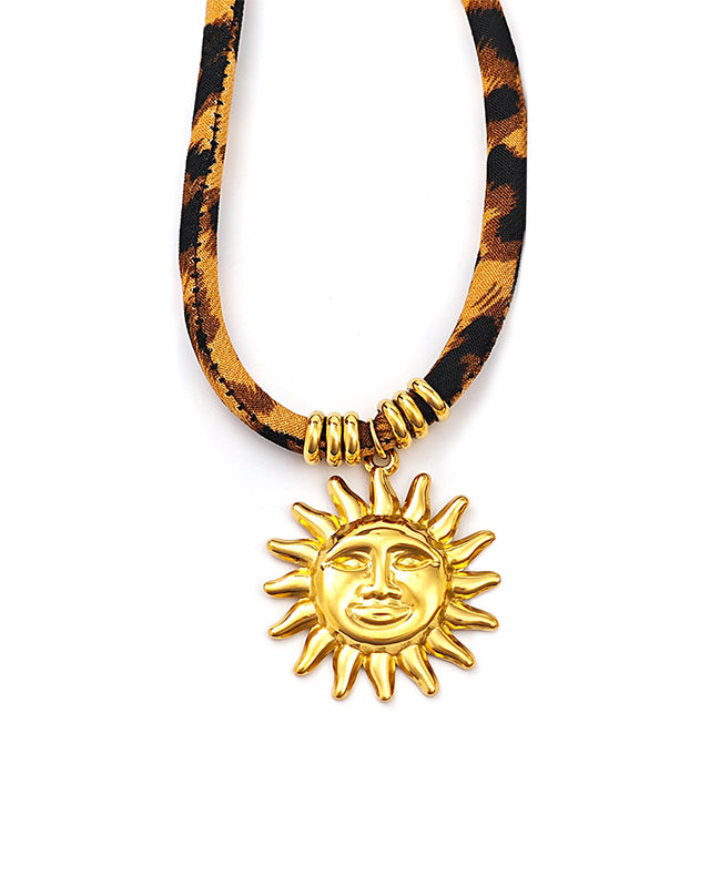 Κρεμαστό λαιμού SB-K106 - Καφέ