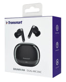 TRONSMART earphones με θήκη φόρτισης Sounfii R4, TWS, ENC, 12mm, μαύρο