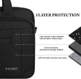Υφασμάτινος Χαρτοφύλακας Ytonet 15,6  laptop 7,2L 1098 μαύρο