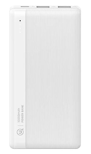 USAMS power bank US-CD205, 2x USB θύρες εξόδου, 10000mAh, 10W, λευκό