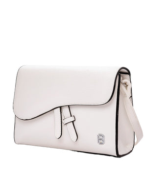 Τσάντα χιαστί QR-23970 - Ασπρο