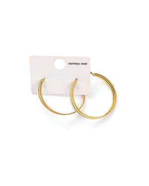 Καρφωτό σκουλαρίκι  WW-S568 - Χρυσό