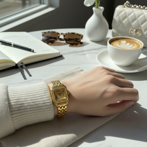 Vintage Γυναικείο Ρολόι Irina Gold με Μεταλλικό Μπρασελέ