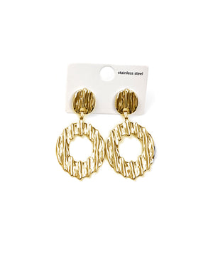 Κρεμαστό σκουλαρίκι OO-S431 - Χρυσό
