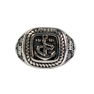 Ατσάλινο Ανδρικό Δαχτυλίδι Ν-22 Silver