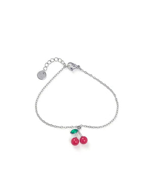 Βραχιόλι με διακοσμητικό κεράσι ADL-B156 - Χρυσό