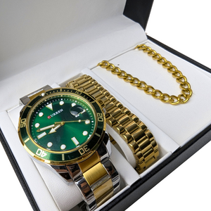 Ανδρικό Σετ Δώρου SD042 με Ρολόι και Κολιέ