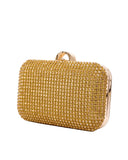 Τσάντα φάκελος clutch CK6007 - Χρυσό