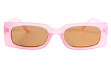 Дамски слънчеви очила Ace Simons с розова рамка и кафяво стъкло SN-114