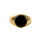 Стоманен мъжки пръстен N-12 злато 