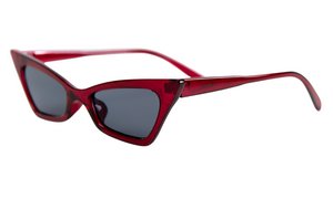 Дамски слънчеви очила Ace Simons с бордо рамка и черни лещи SN-176