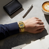 Ανδρικό Ψηφιακό Ρολόι Classic F10 Gold