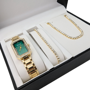 Γυναικείο Σετ Δώρου SD2012 με Vintage Ρολόι με Κοσμήματα
