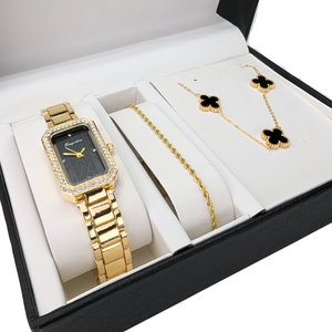 Γυναικείο Σετ Δώρου SD2014 με Vintage Ρολόι με Κοσμήματα