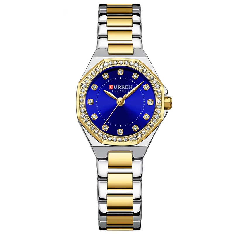 Curren C9100 Blue Γυναικείο Ρολόι με Μπλε Καντράν
