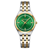 Curren C9096 Silver Green Γυναικείο Ρολόι με Πράσινο Καντράν