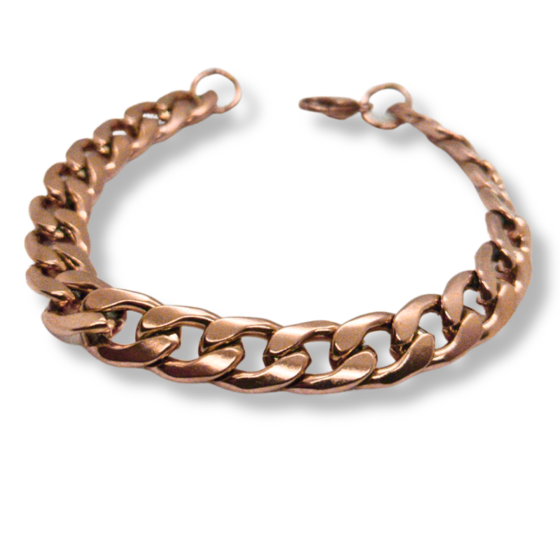 Ατσάλινο Βραχιόλι ΑΑ-36 Bronze Caramel Chain 10MM