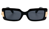 Дамски слънчеви очила Ace Simons с черна рамка и черна леща SN-130