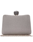 Τσάντα φάκελος clutch -JH-21996 - Γκρι